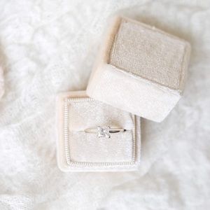 REEDS Princess Cut Diamond 3/4CT Engagement Ring